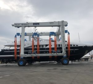 Motor yacht Let it Be M receives refit at KRM Yacht facilities