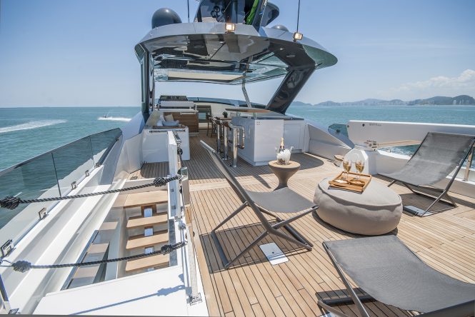 sun deck - © MCP Yachts