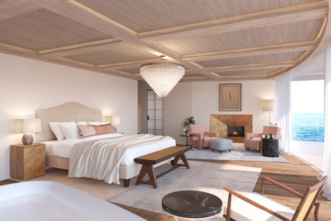 Esquel mega yacht concept - Bedroom -Interiors by Gina Brennan