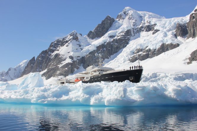 Expedition yacht LEGEND in Antarctica - Photo © Nicolas Benazeth : CharterWorld.com