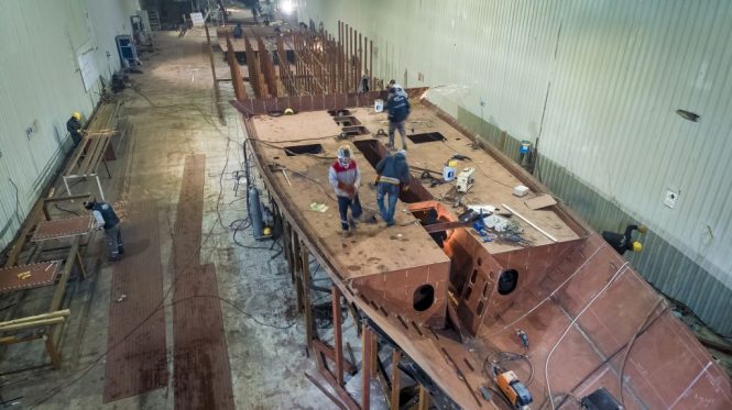 KANDO Hull number 2 under construction