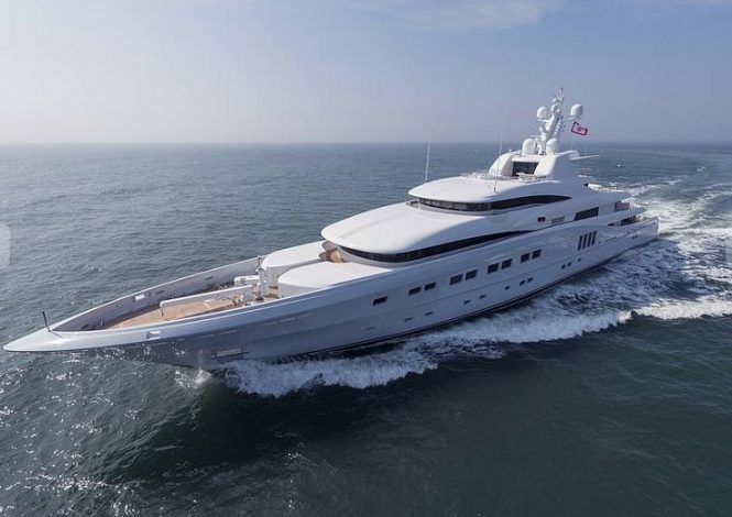 Luxury mega yacht SECRET