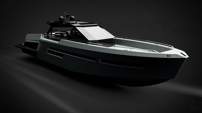 MAZU82 yacht - rendering - © Mazu Yachts