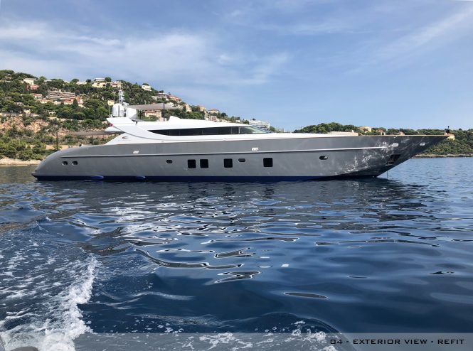 Motor Yacht A2 Exterior view after the refit