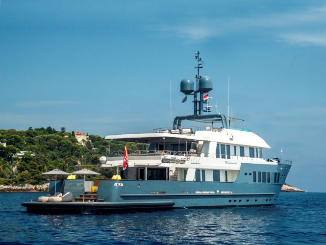 Motor yacht ZULU offering crewed charter vacations