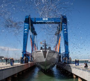 Luxury Yacht CHORUSLINE - first model in the Pershing 140 flagship series launched