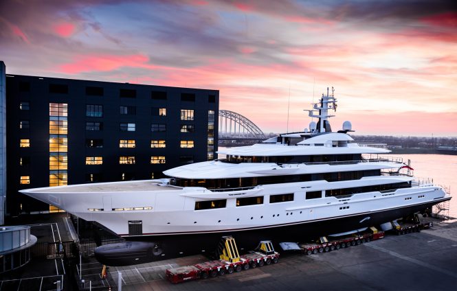 Photo © Guillaume Plisson - 90m DreAMBoat launched by Oceanco