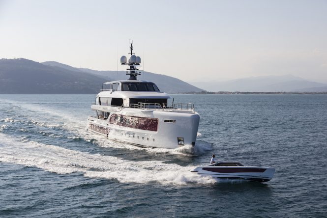 QUINTA ESSENTIA superyacht with tender