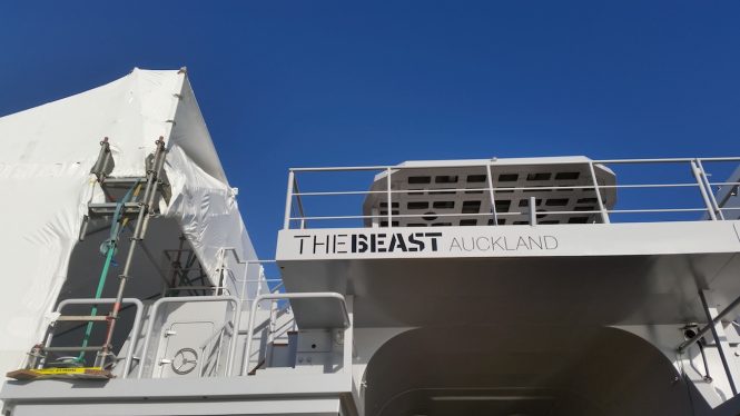 THE BEAST expedition catamaran under construction in Auckland - New Zealand - Photo © Rachael Steele