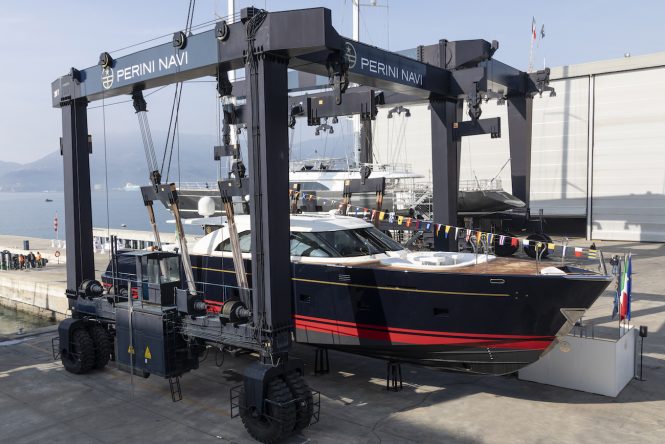 ECO TENDER motor yacht at launch - Photo © Perini Navi
