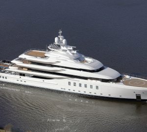 95m superyacht MADSUMMER hits water at Lurssen