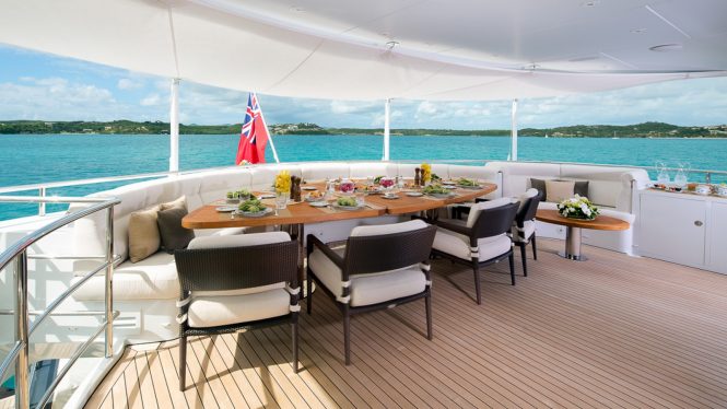 Alfresco dining area