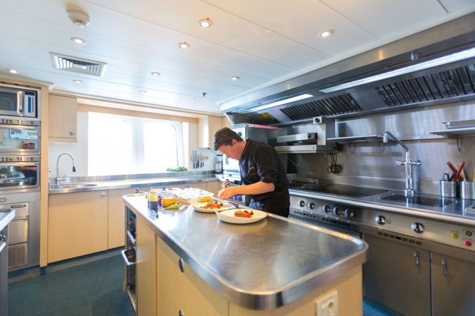 Chef aboard motor yacht POLAR STAR