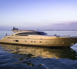 Fast and furious 36m yacht FIVE WAVES offering 15% off charters in the Bahamas