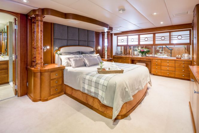 Large master suite offering great storage, comfort and luxury amenities