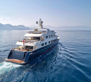40m superyacht SERENITY offering charter discount in the Eastern Mediterranean