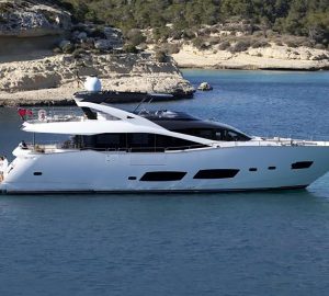 28m Sunseeker Yacht RAY III offering 20% charter discount in June