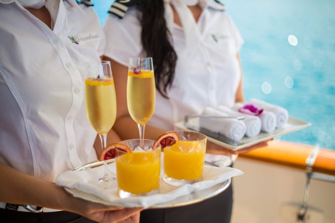 Service aboard a yacht