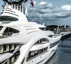 Russian Billionaire's 110m superyacht ANNA in Amsterdam