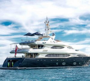 40-metre motor yacht Bunker ready for charter in the Western Mediterranean