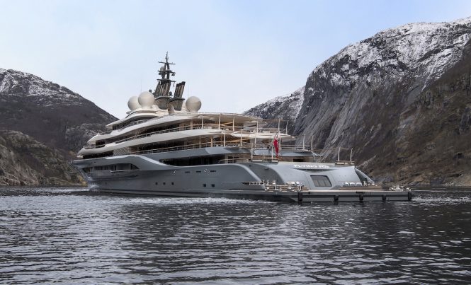 136m superyacht by Lurssen - FLYING FOX Photo © Imperial Yachts