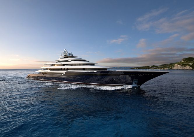 Columbus Classic 120m yacht profile