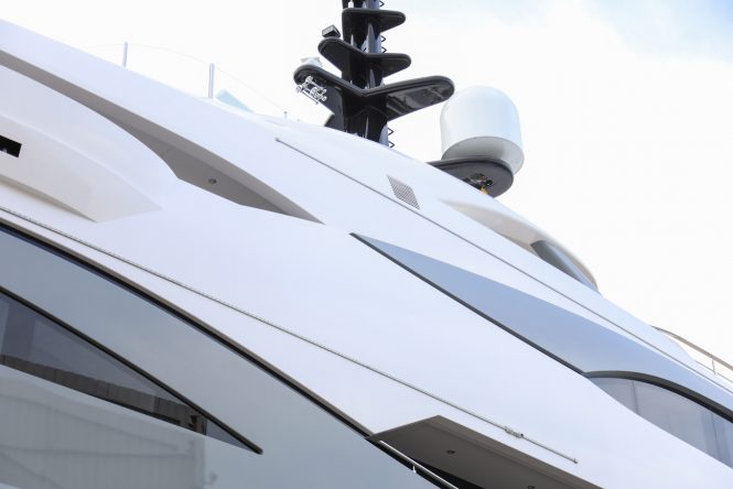 Detail of yacht