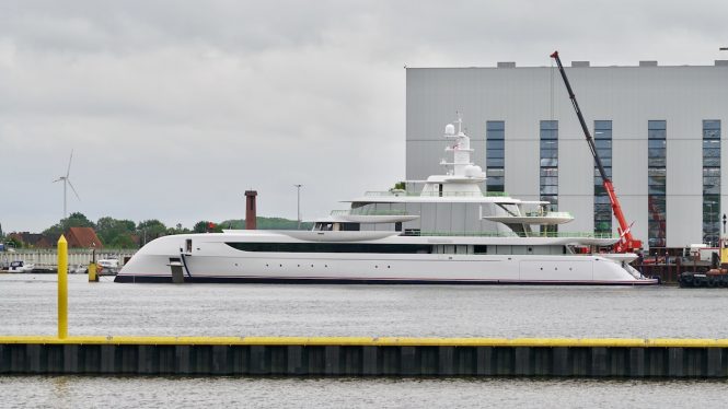 EXCELLENCE mega yacht of 80 metres launched by Abeking and Rasmussen - Photo © DrDuu