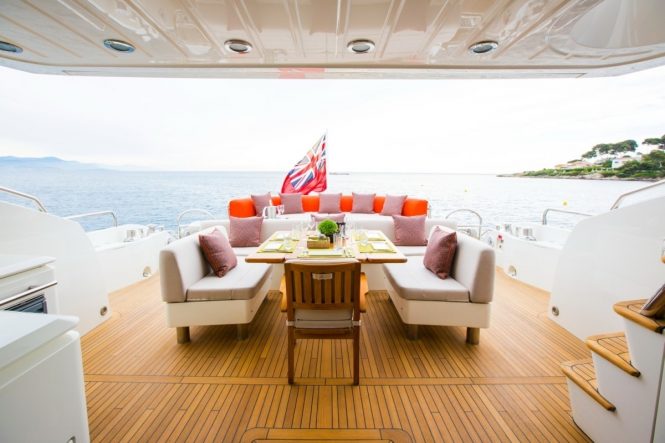 Fabulous aft deck