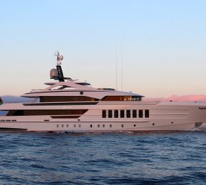 55-metre Heesen motor yacht Vida is on the way to the Mediterranean