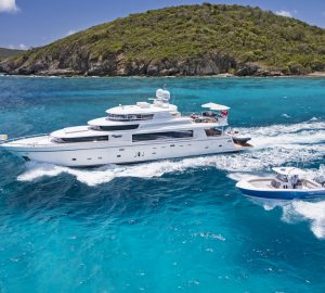 The Johnson 110 skylounge luxury yacht model joins the range