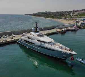 48m LILIUM yacht launched in Turkey by Bilgin Yachts