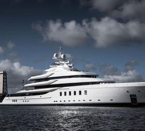 95m Lurssen superyacht Madsummer on sea trials