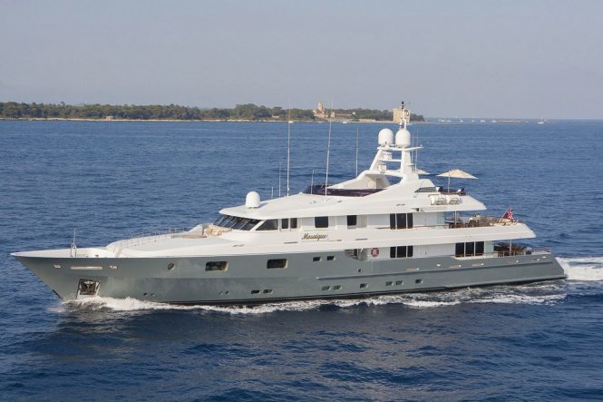 Mosaique superyacht available for charter in the West Med