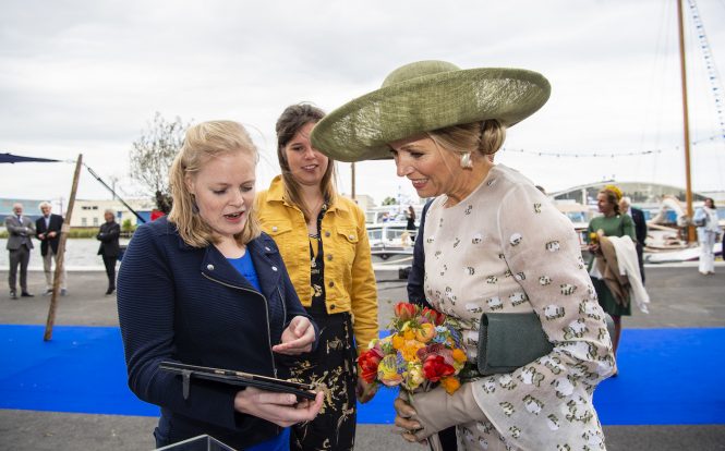Opening ceremony at Feadship Amsterdam on 16th May - with Her Majesty Queen Máxima