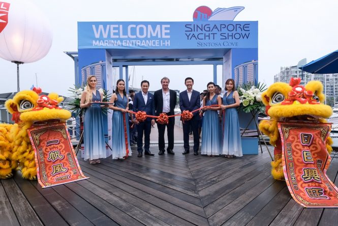 Opening of the Singapore Yacht Show 2019