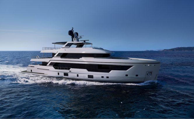 RSY 38m Explorer yacht designed by Sergio Cutolo of HydroTec