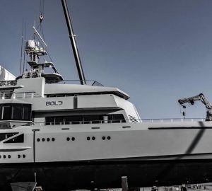 85m Explorer Superyacht BOLD launched at SilverYachts in Australia