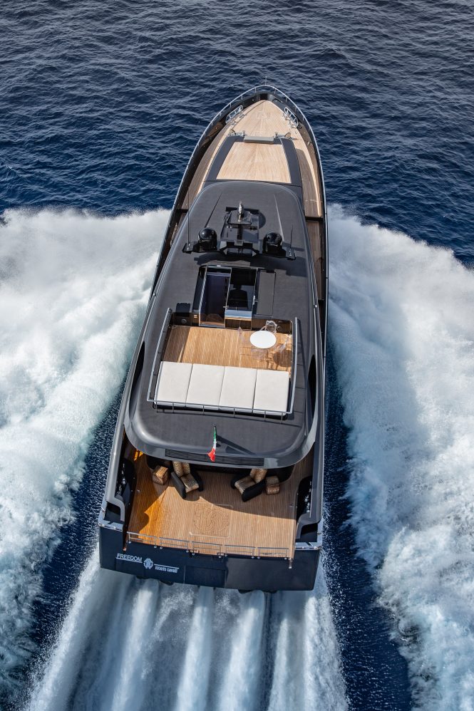 M/Y Freedom: 28m Cavalli Yacht “that a Batman would drive!” — Yacht ...