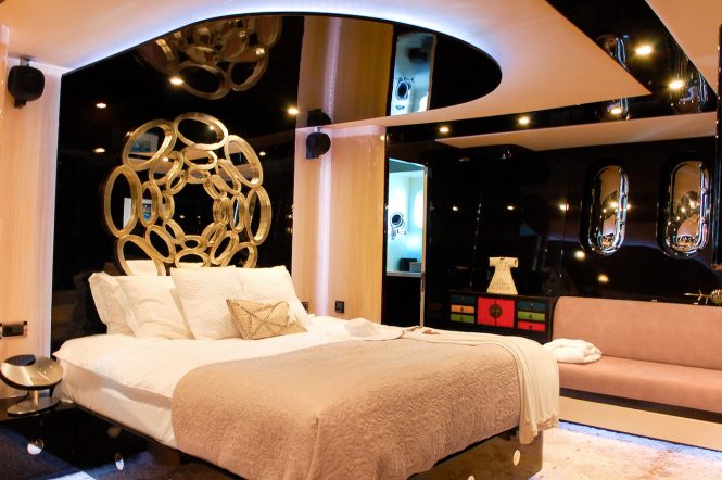 Sumptuous accommodation on board