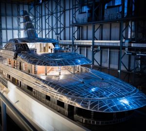 First photos of motor yacht FEADSHIP 816 emerging from shed