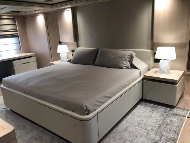 master cabin on the main deck