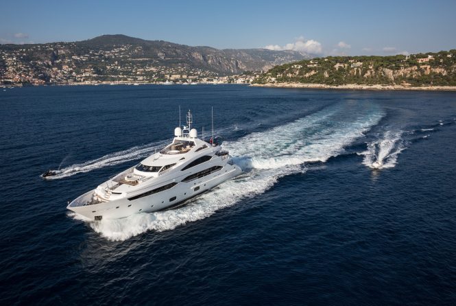 motor yacht THUMPER available for charter in the Western Mediterranean