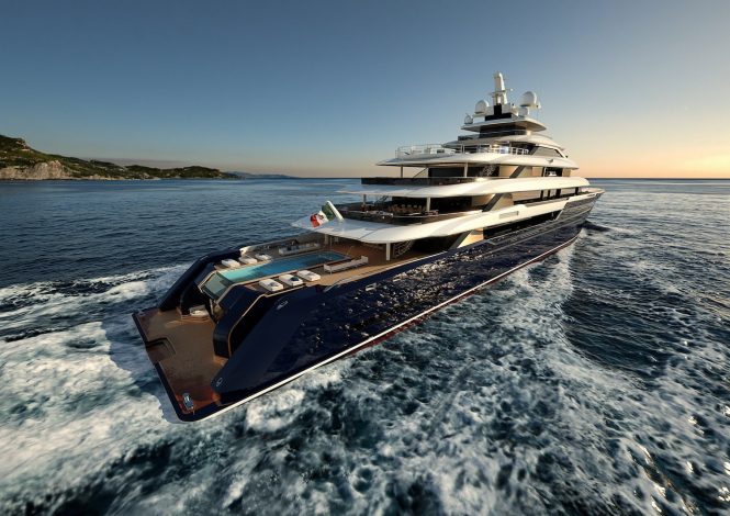 running detail with pool