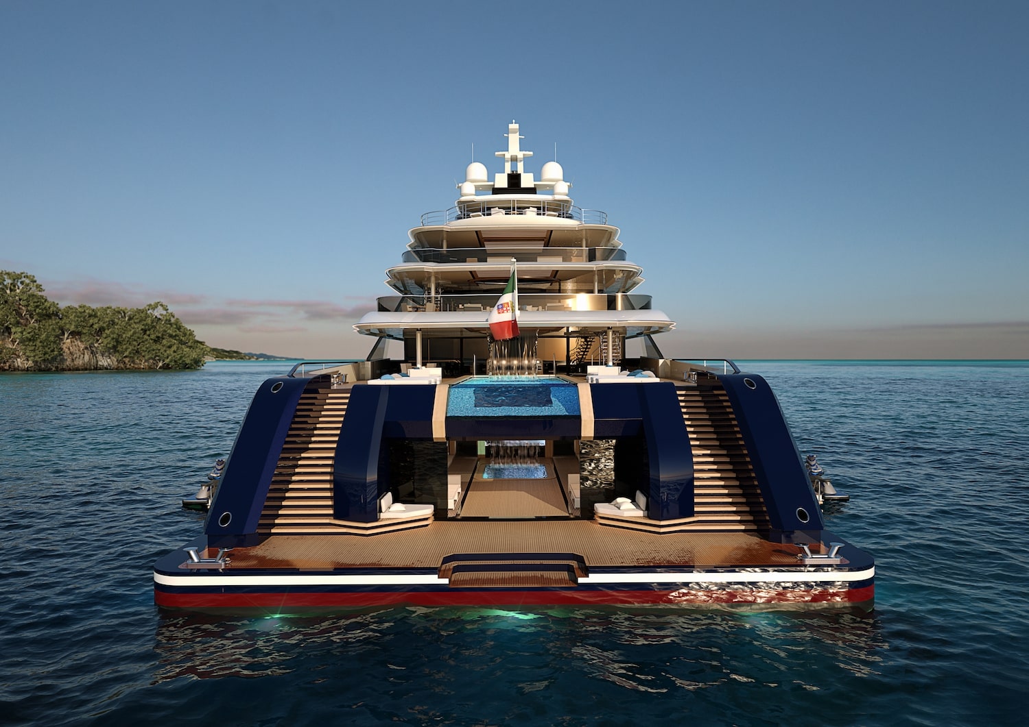 transom yacht