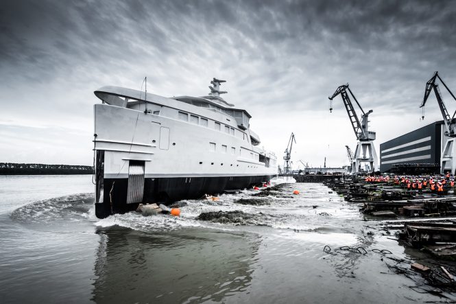 DAMEN SeaXplorer LA DATCHA launch June 2019 - Photo by Tom van Oossanen