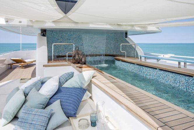 Swimming pool on the sun deck