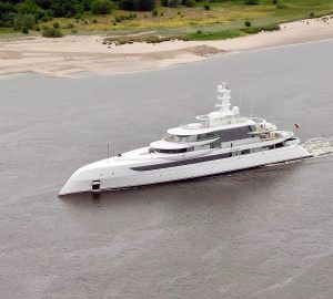 Watch: Futuristic 80m superyacht Excellence on her second sea trial
