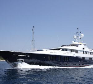 Last minute charter special with 55m RARE FIND in the East Mediterranean