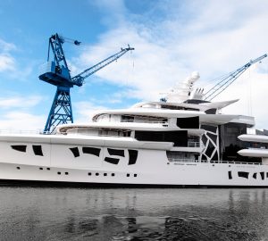 Nobiskrug launched futuristic 80m hybrid superyacht ARTEFACT
